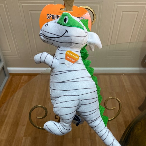 - Fringe Mommy Dinosaur Dog Toy With Squeaker. - Picture 6 of 10